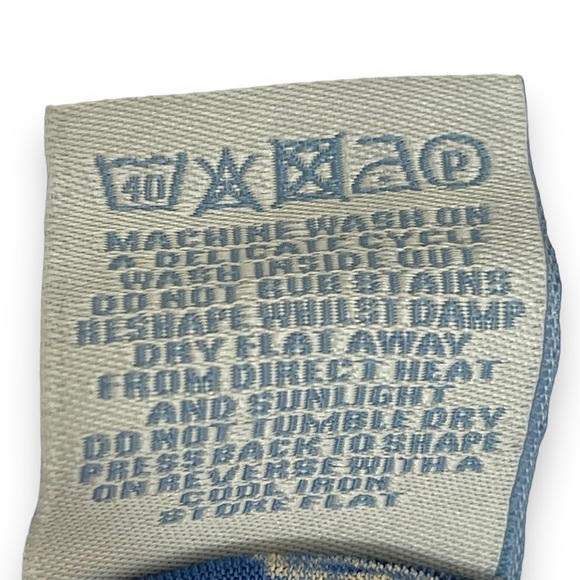 Boden Blue Tencel Tie Waist Dress Size 12L - Picture 8 of 8